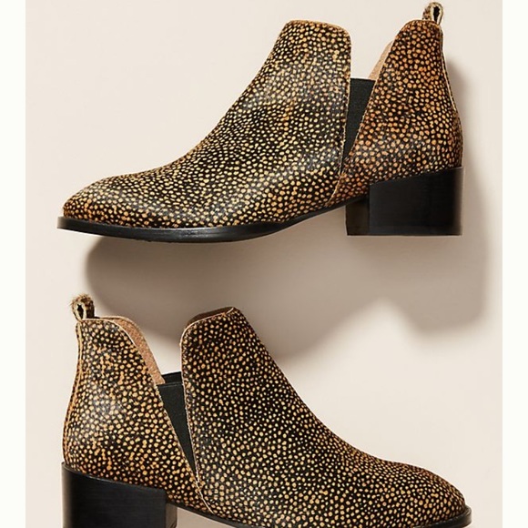 Seychelles Shoes - New Seychelles Chelsea Ponyhair Spotted Boots. 8